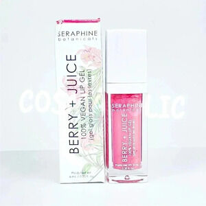 Seraphine Botanicals Berry + Juice 100% Vegan Lip Gel Guava Glaze